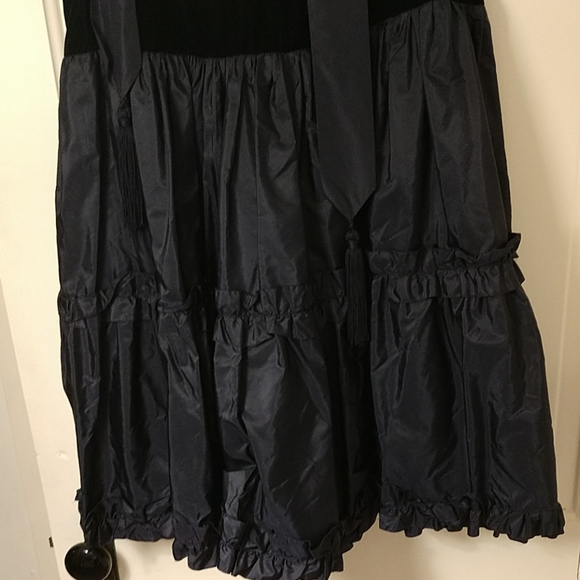 Mila Schon Due velvet & viscose party dress, 10 - Picture 7 of 8